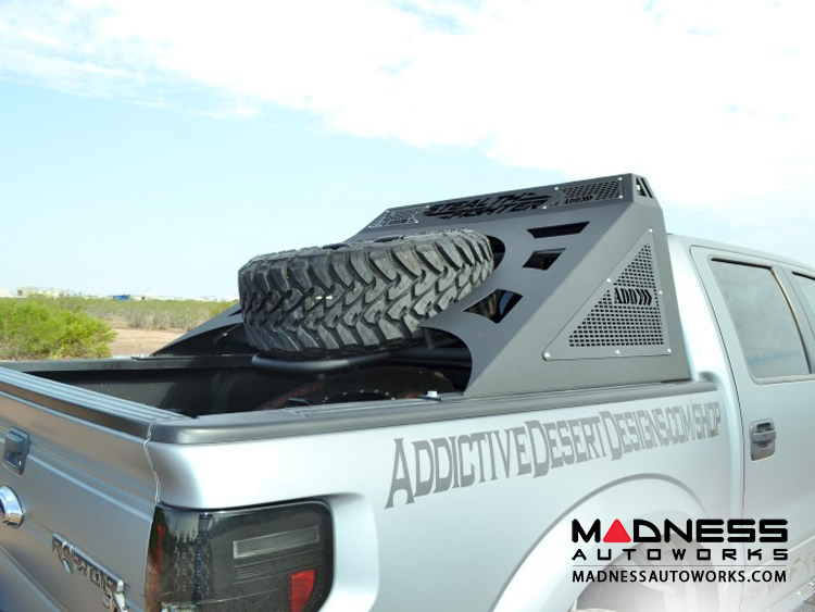 Ford Raptor and F-Series Stealth Fighter Chase Rack w/ Tire Carrier by Addictive Desert Designs 